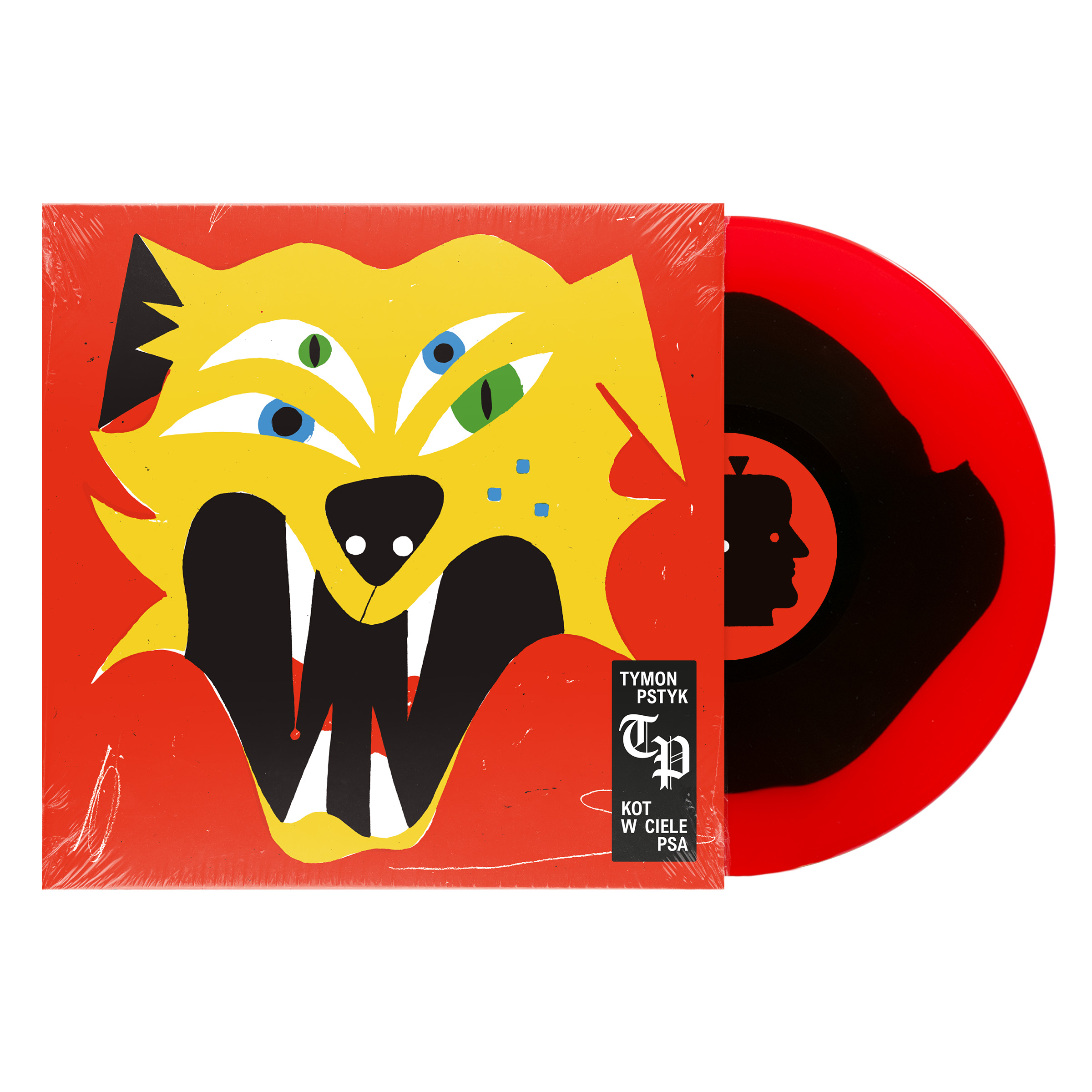 Standardowe wydanie albumu Kot w ciele psa na dwukolorowym winylu